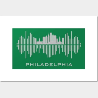 Philadelphia City Soundwave Posters and Art